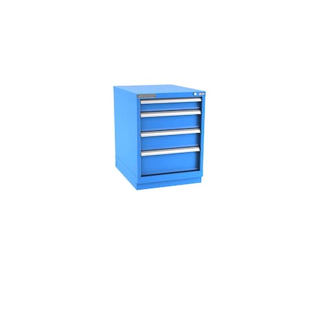 Champion Tool Storage Modular Drawer Cabinet, 4 Drawer, Blue, Steel, 22 in W x 28-1/2 in D x 30 in H N12000401ILCFTB-BB